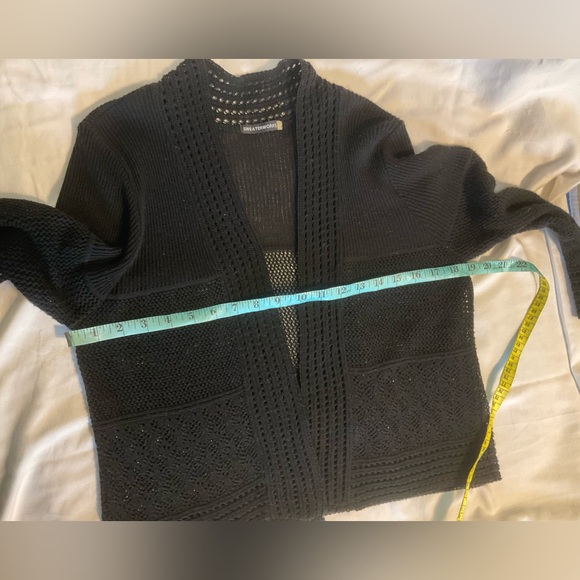 Sweaterworks Black Cardigan Sweater - Picture 5 of 6